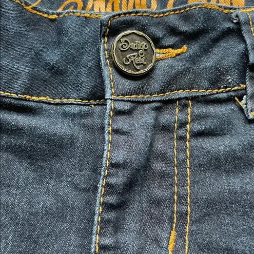 Indigo Rein  Dark Blue Denim Shorts