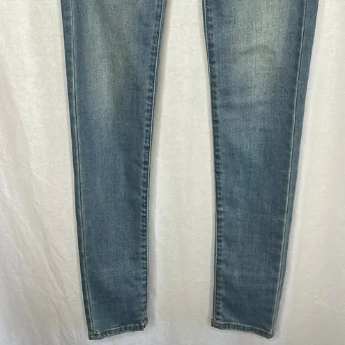 American Eagle  NWT Size 00 Long Jegging Jeans Medium Wash Blue‎ Skinny New