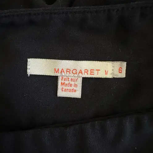 Margaret M Women’s 6 Wide Leg Pants Black Pull On Career Dress Slacks, Stretch