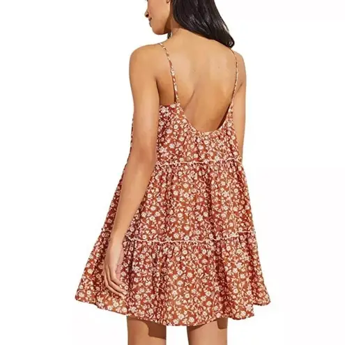 Eberjay EBERJEY Garden MARGA Cotton Poplin SUN DRESS Swimsuit Cover Up Womens Small