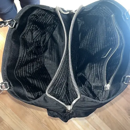 Prada  Tessuto Chain Shoulder Bag - Image 7