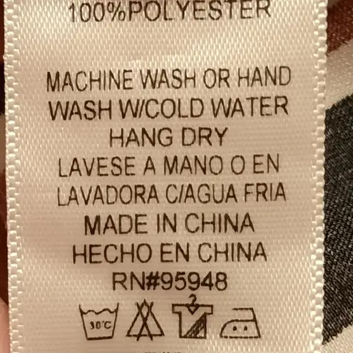 Cozy Casual Striped Blouse Size Medium