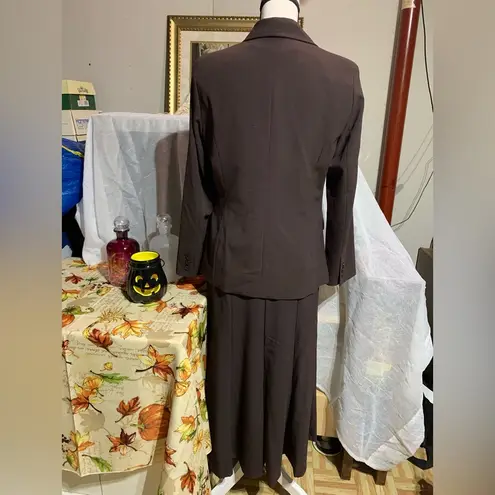 East 5th Deep Chocolate Brown Skirt Suit