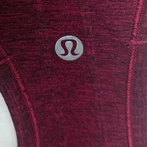 Lululemon  Swiftly Tech Tank Top True Red Black Heathered Size 4 - Image 8