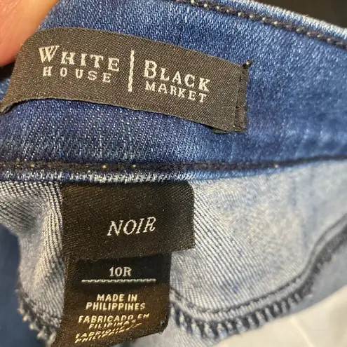 White House | Black Market  Noir Slim Ankle Jeans Sz 10R