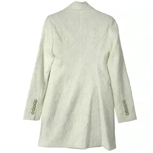 Rebecca Vallance Harriet Lace Blazer Mini Dress Ivory NWT Women’s 4 Bridal White