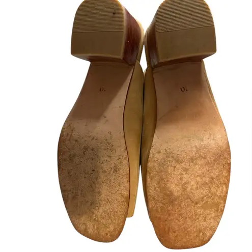 Nisolo Paloma Tan Suede Open Toe Mule 10