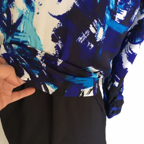 Attention Blouse Sz Small Long Sleeve Work Office Wear Retro Indie Y2K 90's