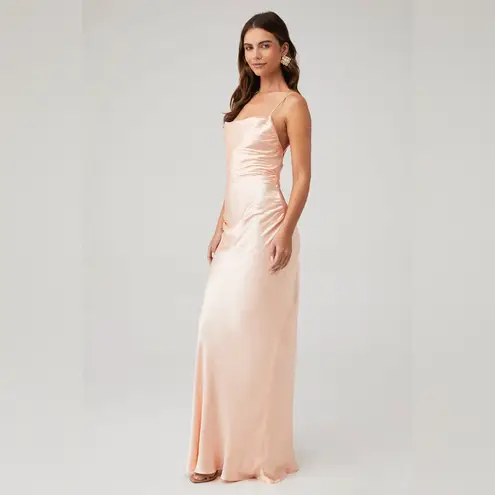 Shona joy REVOLVE La Lune Lace Back Maxi Dress - Size 4