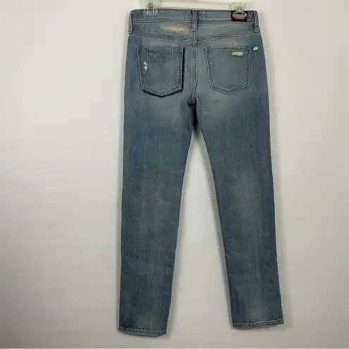 Holding Horses Patchwork Distressed Boyfriend Jeans Size 25