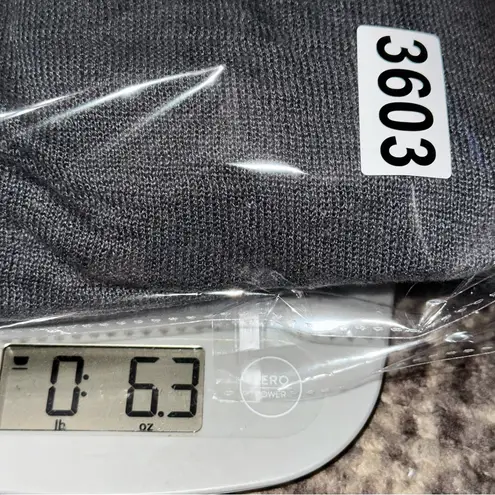 Line Women’s Size M Charcoal Gray Linen 3/4 Length Open Front Knit Cardigan Size M