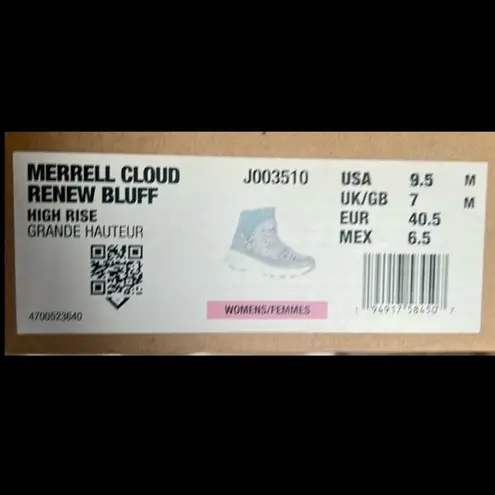 Merrell Renew Bluff in Cloud New in 📦 box! Vegan 🌱