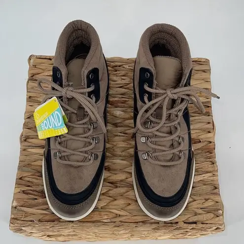 Bare Traps Kamber Lace Up Hiking Boot Taupe Size 8 New Tan