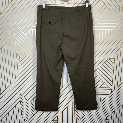 ATM Anthony Thomas Melillo Enzyme Wash Crop Pants Green Size 10