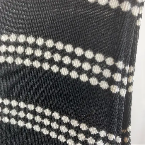 Chico's Chico’s Black & White Travelers Mix Stripe Polka Dot Sleeveless Tank Top L