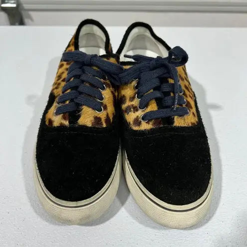RE/DONE $450 NEW 70s LOW TOP LEOPARD SNEAKERS SZ 40 9