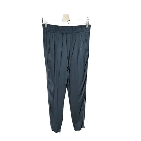 Rebecca Taylor Side Stripe Black Jogger Pants Size 2