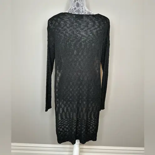 Lucca Couture Lightwight Knit High Low Split Hem Open Side Sweater Top XS