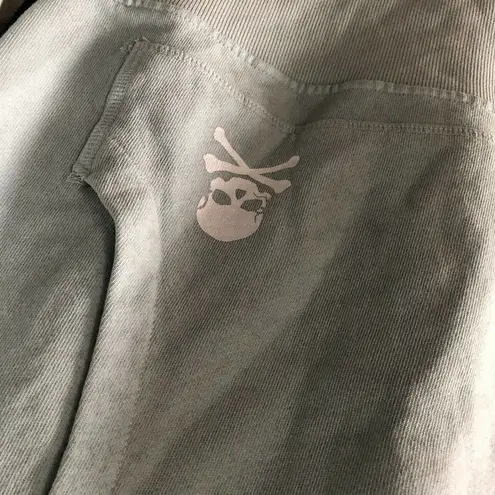 SoulCycle Hoodie Pullover Sweatshirt OVERSIZE Pouch Crossed Neck Skull Wave Back - Image 3