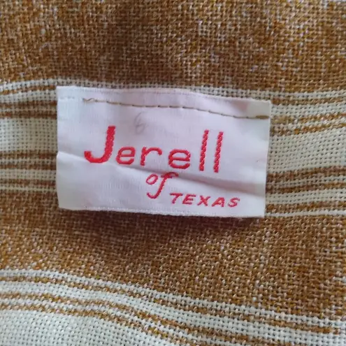 Vintage Jerell of Texas Double Breasted Vest Tan Size undefined
