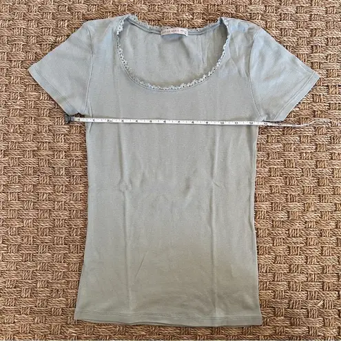 Active Basic Green Fitted Short Sleeve T-Shirt