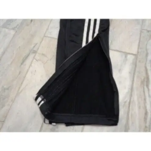 Adidas NEW  women's small black/white tapered leg sweatpants Retails $75