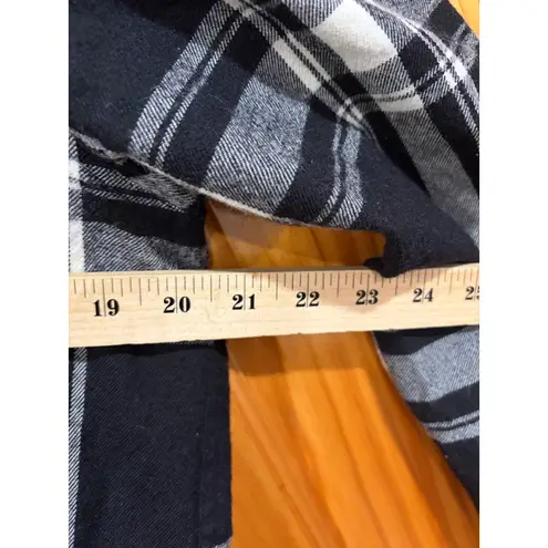 Ralph Lauren Lauren  Wool Plaid Shirt Jacket L Black Gray Shacket 100% Wool