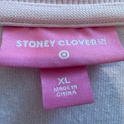 Stoney Clover Lane Stoney Clover x Target Pink Longsleeve Crop Top Shirt Size XL Comfy Spring Heart