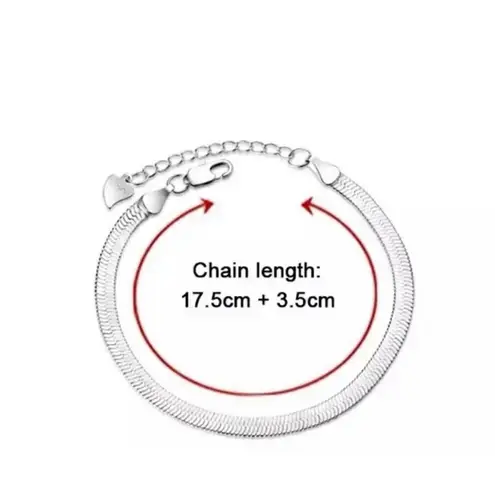 Boutique Silver‎ Anklet, Ankle Snake Chain Anklet | 925 Sterling Silver