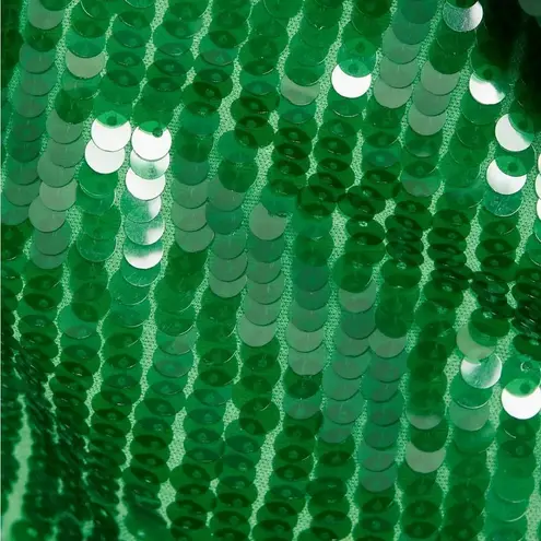 Ronny Kobo Alix Green Sequined Halter Midi Gown New Small