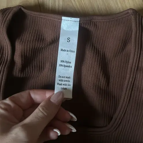 SUUKSESS BROWN BODYSUIT