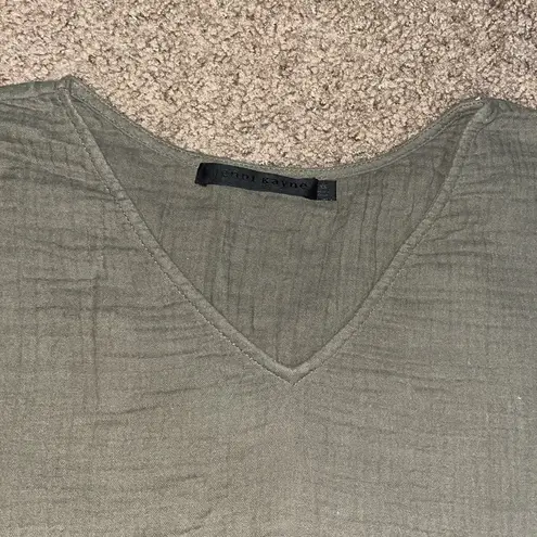 Jenni Kayne Cypress Caftan Dress Sage Green XS