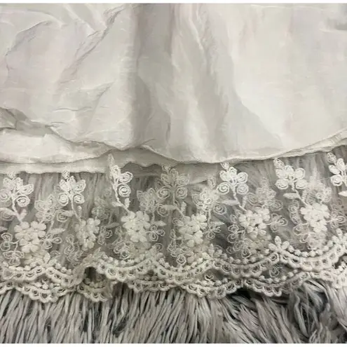 Tendenze 100% Silk Size‎ Medium White Sleeveless Top Blouse Shirt Made In Italy