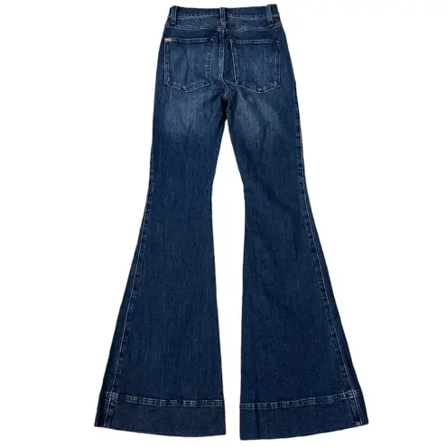 Alice + Olivia  Beautiful High Rise Bell Jeans in Love Train Size 24