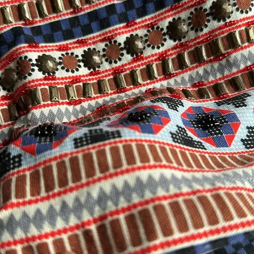 Forever 21 Beaded Multicolor Women's Bohemian Style Skirt