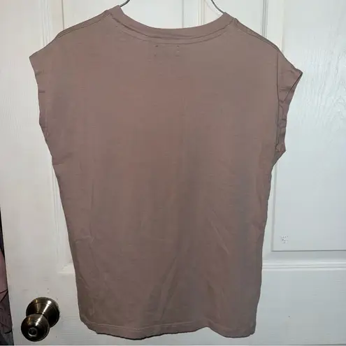 Brave Soul Brown Cap Sleeve Muscle Tee