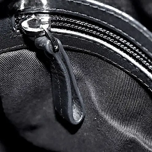 BALLY Black Calfskin Oversized Crossbody Messenger Overnight Top Handle Tote Bag