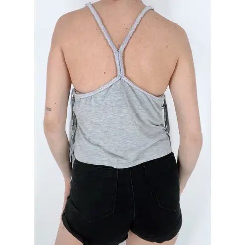 Freeze West Coast Warriors Gray Fringed Tank Top Size Small