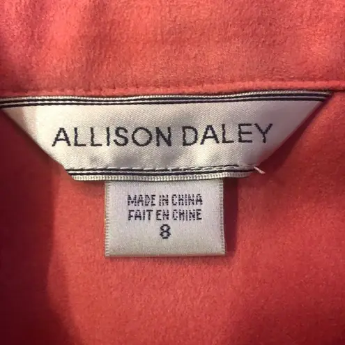 Allison Daley Jacket Womens 8 Used Zip Front