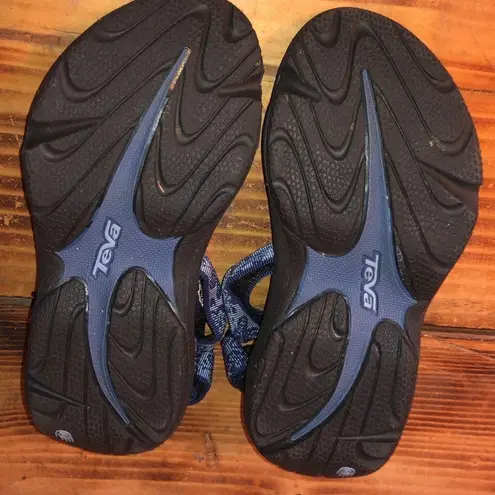 Teva Hurracaine Blue Sport Sandals Women’s 5W outdoor sandals hiking wal…