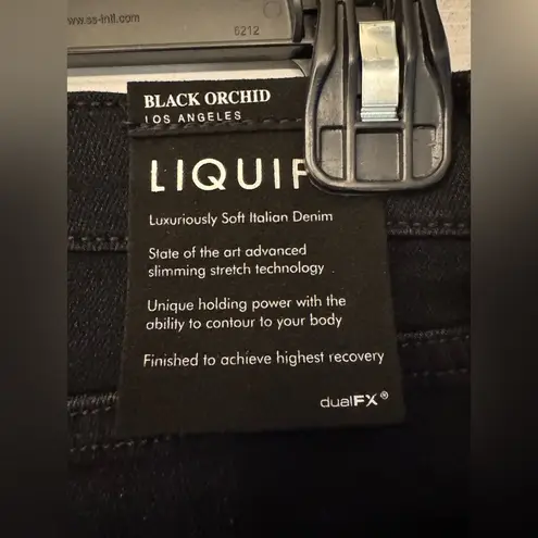 Black Orchid Carmen High Rise Ankle Fray High Waisted Women Black Jeans Size 31