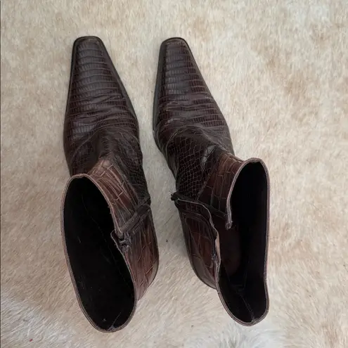 vintage Via Spiga brown crocodile/snake