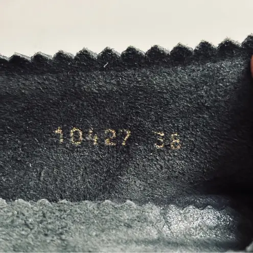 Pedro Garcia Albany Slip On Suede Leather Pointed Toe Ballet Flats Grey Sz 38/8 Brown