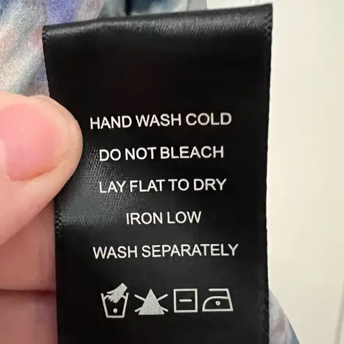 Michael Costello x REVOLVE Banks Mini Dress in Oil Abstract Print