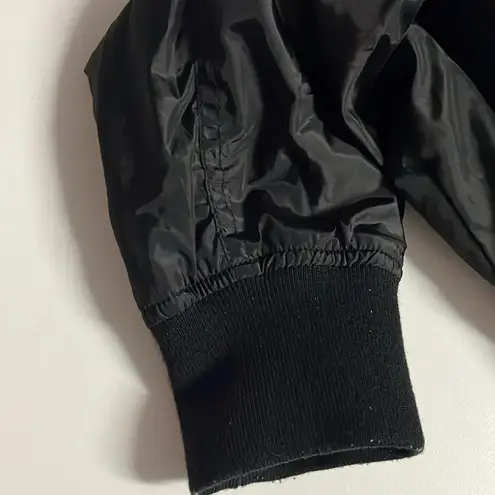 Arizona Jeans Arizona Jean Co jacket small black wind breaker style jacket snap button pocket