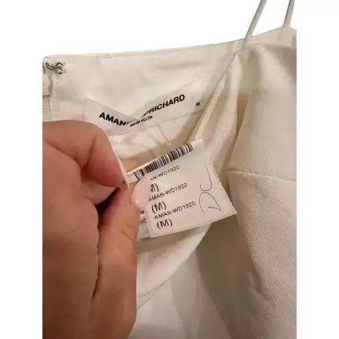 Amanda Uprichard NEW - NWT  x Revolve Avani Gown Black & Ivory Sz M