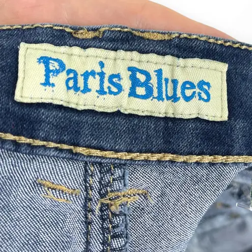 Paris Blues 90s Vintage Blue Stretch Jean Cut Off Shorts