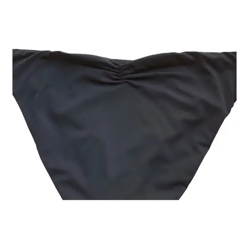 ANDIE NWT The Symi Sustainable High Leg Cut Low Rise Bikini Bottom Black XL