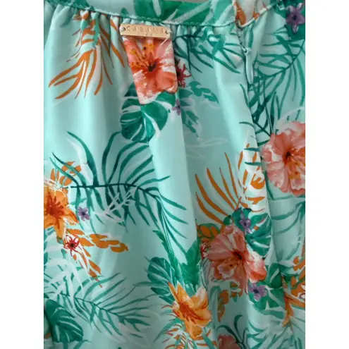 Cabana Life Pockets 3/4 Ruffle Sleeve Non