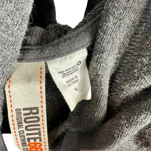 Route 66 Dark Gray Zip-up Hoodie Small
